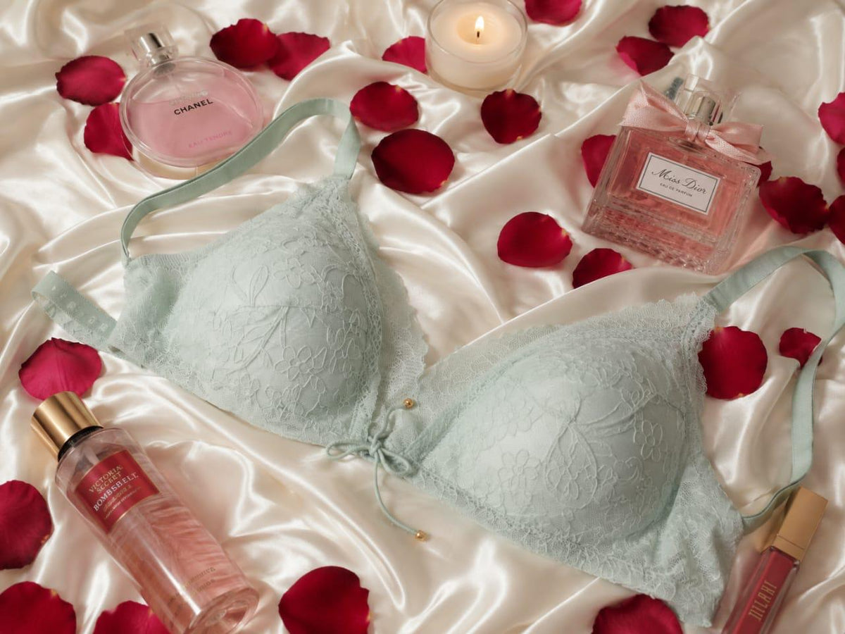 Luxury Floral Lace Bra | Women's Elegant Soft Lace Comfort Lingerie
