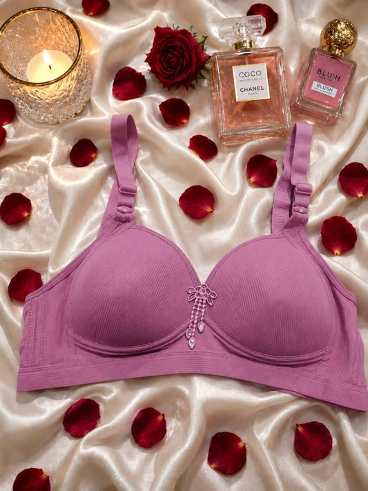 Lavender Purple Seamless Padded Bra | Women’s Comfort Bra